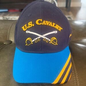 U.S. Cavalry Blue & Navy Embroidered Cap